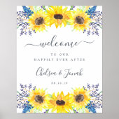 Flowerfields Wedding Welcome Poster (Voorkant)