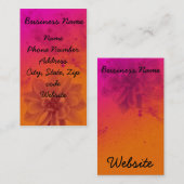 flowerfrontroze, Bedrijfsnaam, Telefoonnummer.. Visitekaartje (Voorkant / Achterkant)