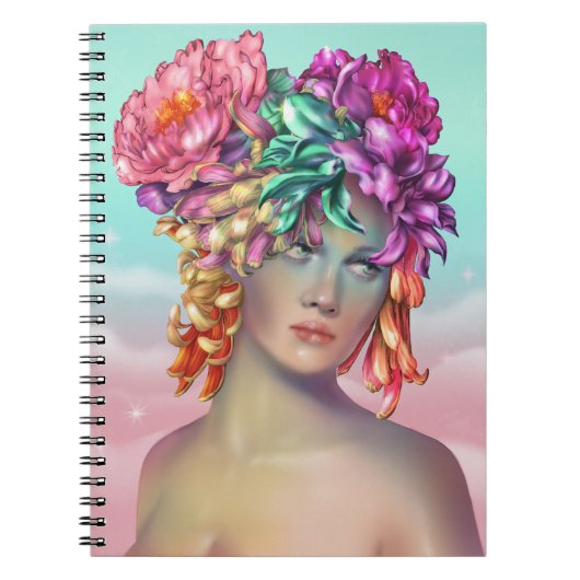 FlowerGirl Notebook Notitieboek (Voorkant)