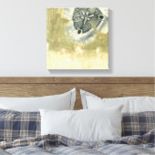 Flowerhead Abstract met gegloeide textuur Canvas Afdruk (Insitu (Slaapkamer))