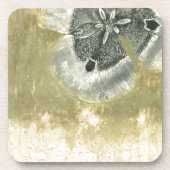 Flowerhead Abstract met gegloeide textuur Drankjes Onderzetter (Voorkant)