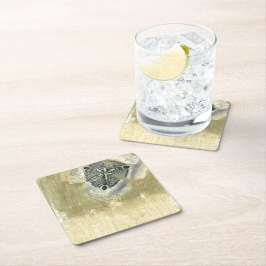 Flowerhead Abstract met gegloeide textuur Kartonnen Onderzetters (Insitu)