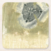 Flowerhead Abstract met gegloeide textuur Kartonnen Onderzetters (Voorkant)