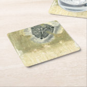 Flowerhead Abstract met gegloeide textuur Kartonnen Onderzetters (Schuin)