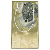 Flowerhead Abstract met gegloeide textuur Klein Cadeauzakje (Voorkant)