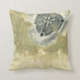 Flowerhead Abstract met gegloeide textuur Kussen