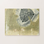 Flowerhead Abstract met gegloeide textuur Legpuzzel (Horizontaal)