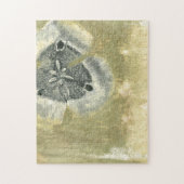 Flowerhead Abstract met gegloeide textuur Legpuzzel (Verticaal)