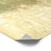 Flowerhead Abstract met gegloeide textuur Poster (Hoek)