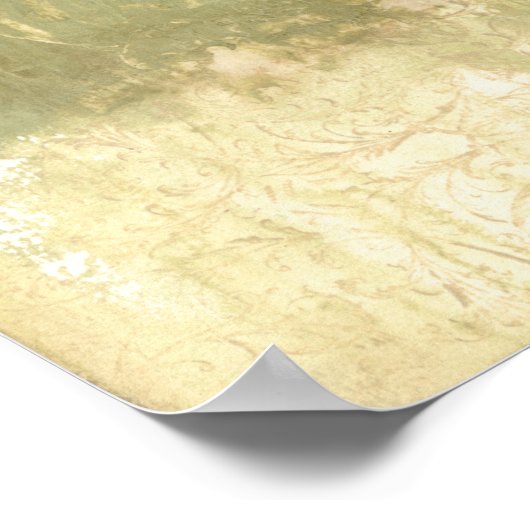 Flowerhead Abstract met gegloeide textuur Poster (Hoek)