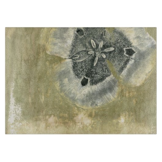 Flowerhead Abstract met gegloeide textuur Snijplank (Voorkant)