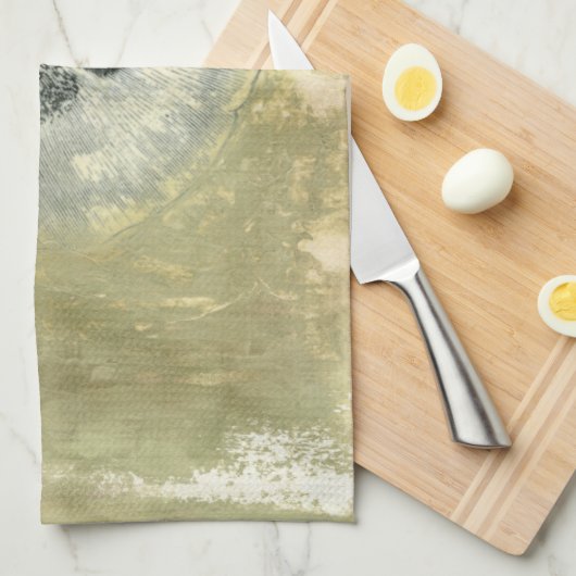 Flowerhead Abstract met gegloeide textuur Theedoek (Quarter Fold)