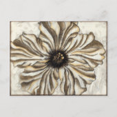 Flowerhead Fresco op Tan Background Briefkaart (Voorkant)