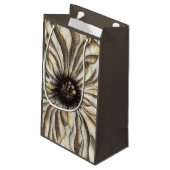 Flowerhead Fresco op Tan Background Klein Cadeauzakje (Achterkant Gekanteld)