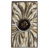 Flowerhead Fresco op Tan Background Klein Cadeauzakje (Voorkant)