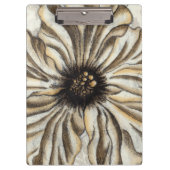 Flowerhead Fresco op Tan Background Klembord (Voorkant)