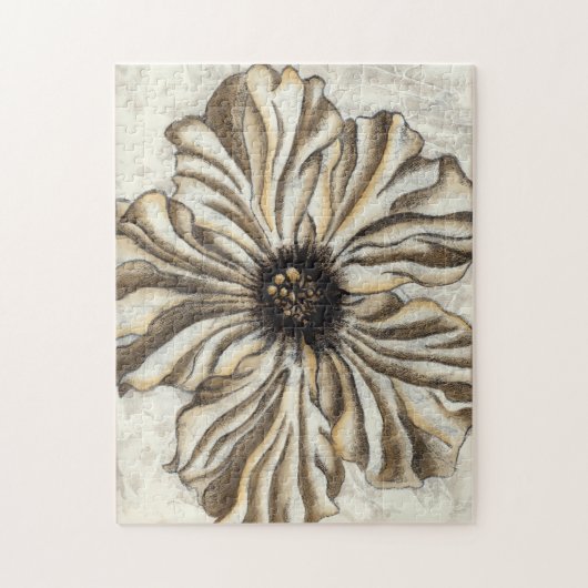 Flowerhead Fresco op Tan Background Legpuzzel (Verticaal)