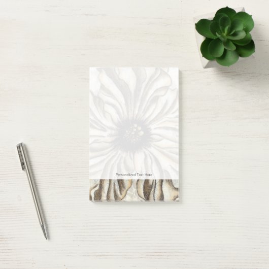Flowerhead Fresco op Tan Background Post-it® Notes (Kantoor)
