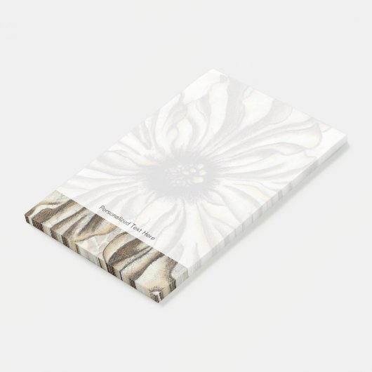 Flowerhead Fresco op Tan Background Post-it® Notes (Schuin)