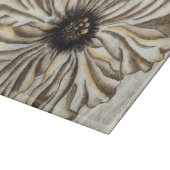 Flowerhead Fresco op Tan Background Snijplank (Hoek)