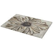 Flowerhead Fresco op Tan Background Snijplank (Hoek)