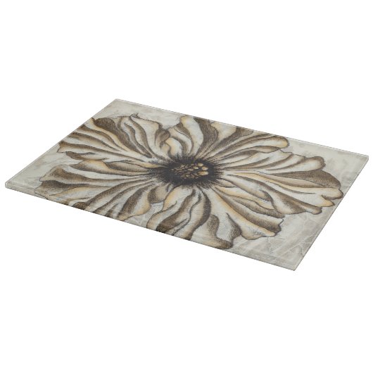 Flowerhead Fresco op Tan Background Snijplank (Hoek)