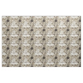 Flowerhead Fresco op Tan Background Stof (Fat Quarter)