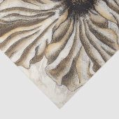 Flowerhead Fresco op Tan Background Tissuepapier (Detail)