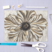 Flowerhead Fresco op Tan Background Tissuepapier (Craft)