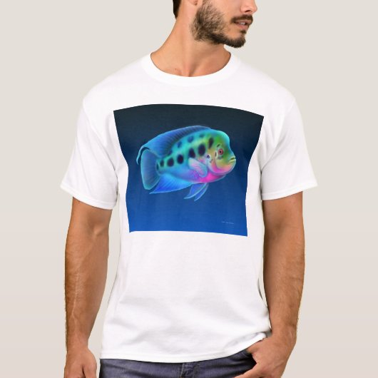 Flowerhorn Cichlid Fish T-Shirt (Voorkant)