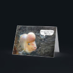 Flowerhorn Fish 70th Birthday Humor Kaart<br><div class="desc">Sluit een bloemetjesvis voor de 70ste verjaardag. Leeftijd kan worden bewerkt.</div>