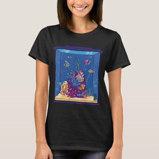 Flowerhorn vis t-shirt (Voorkant)