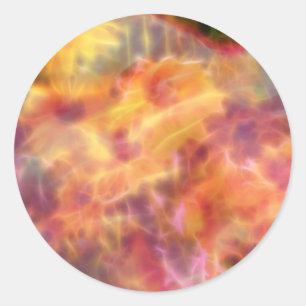 FlowerImplosion 3 Ronde Sticker