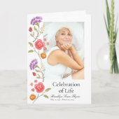 Flowering Border Photo Memorial-programma Programma (Voorkant)