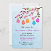 Flowering Branch Easter Party Kaart (Voorkant)