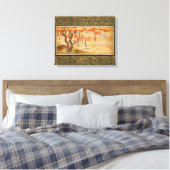 Flowering Cherry and Autumn Maples with Poem Slips Canvas Afdruk (Insitu (Slaapkamer))