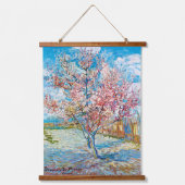 Flowering Peach Tree, Van Gogh Hangend Wandkleed (Voorkant)
