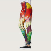 Flowering Plum Tree (after Hiroshige), Van Gogh Leggings (Links)