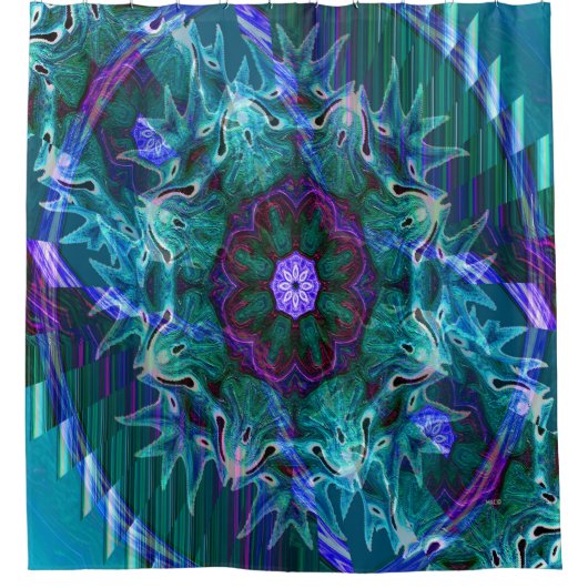 Flowering under the Sea.... Douchegordijn (Voorkant)