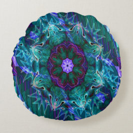 Flowering under the Sea.... Rond Kussen