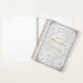Flowerly Simple Planner With Frame  (Display)