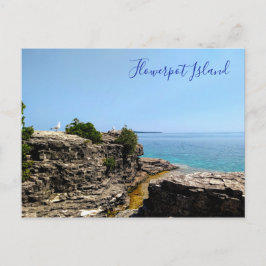 Flowerpot Island Georgian Bay Ontario Canada Briefkaart
