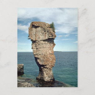 Flowerpot Island, Georgian Bay, Ontario, Canada of Briefkaart