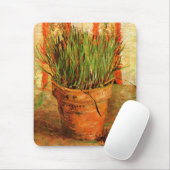 Flowerpot met Chives (F337) Van Gogh Fine Art Muismat (Met muis)