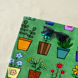 Flowerpots  strandlaken