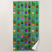 Flowerpots  strandlaken (Voorkant)