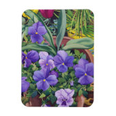 Flowerpots with Pansies 2007 Magneet (Verticaal)