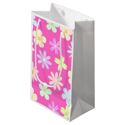 FlowerPower Cadeautas (Voorkant Gekanteld)