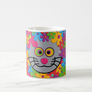 FlowerPower-Katze Koffiemok