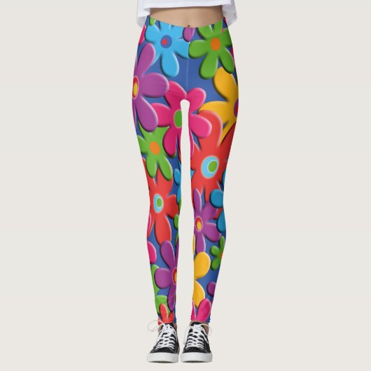 FlowerPower Leggings (Voorkant)